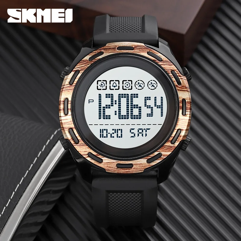 SKMEI Brand Fashion Digital Watch Luxury Men\'s Wristwatches Led Light Countdown Electronic Waterproof Watches Man Alarm Clock