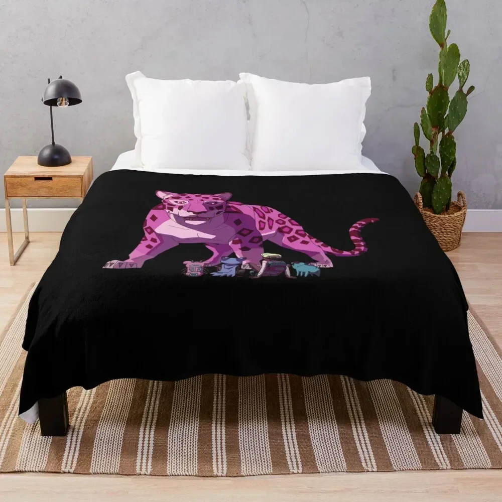 

Mega Jaguar Kipo - Kipo And The Age Of Wonderbeasts Throw Blanket