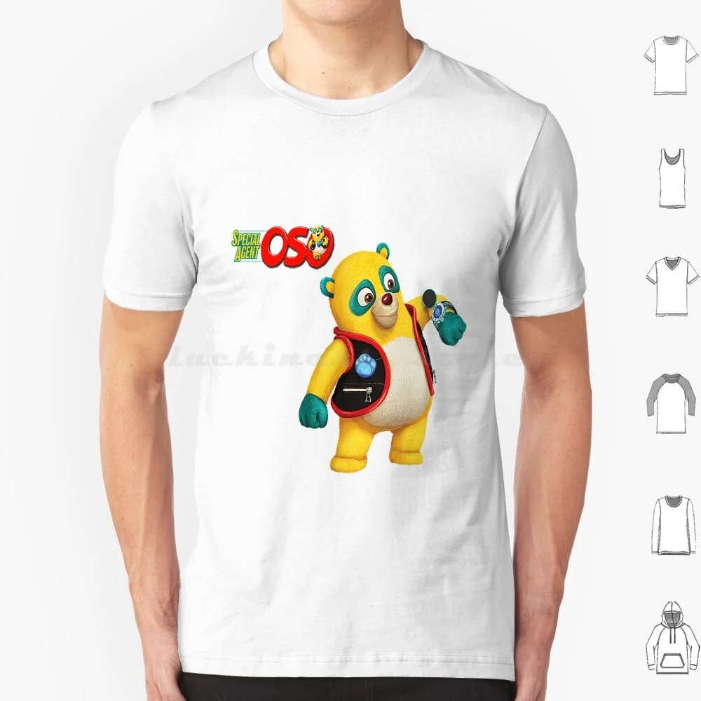 

Футболка Special Agent Oso большого размера из 100% хлопка Agent Funny Meme Oso Special Agent Oso и Special Agent Oso Special