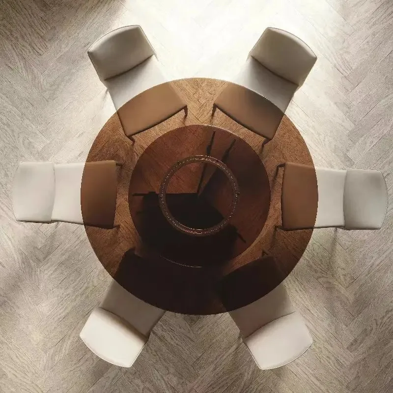 

Tempered glass round table