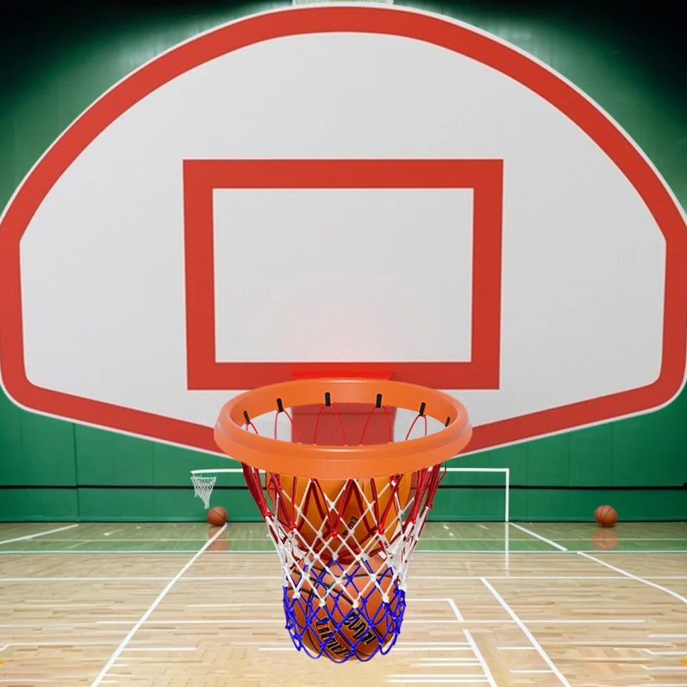 PU Portable Basketball Net Frame Removable Professional Net Basketball Hoop Basketball Net Basketball Accessories