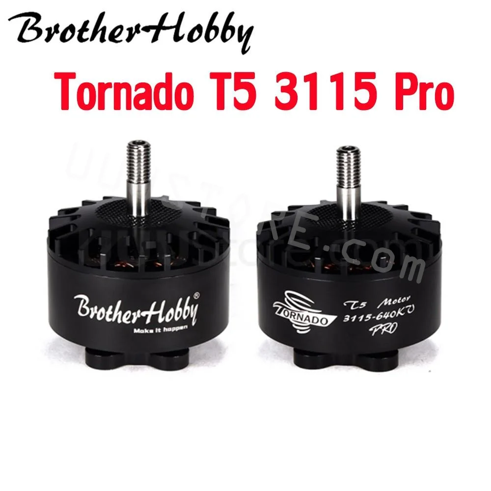 

BrotherHobby Tornado T5 3115 Pro 640KV 900KV 1050KV 1200KV 1520KV 5-6S Brushless Motor for FPV Racing Drone RC MultiRotor Model