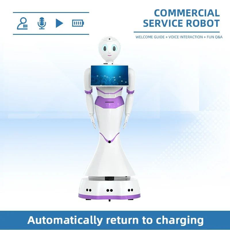 Intelligent Humanoid Robot and AI Combination Service Robot High stability Great Quality