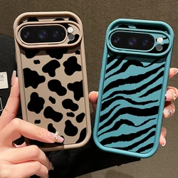 Cow Stripes Phone Case For Google Pixel 10 8 Pro 9A 8A 7A 10 9 Pro XL Shockproof Soft Silicone Protector Cover For Pixel 9 7 Pro