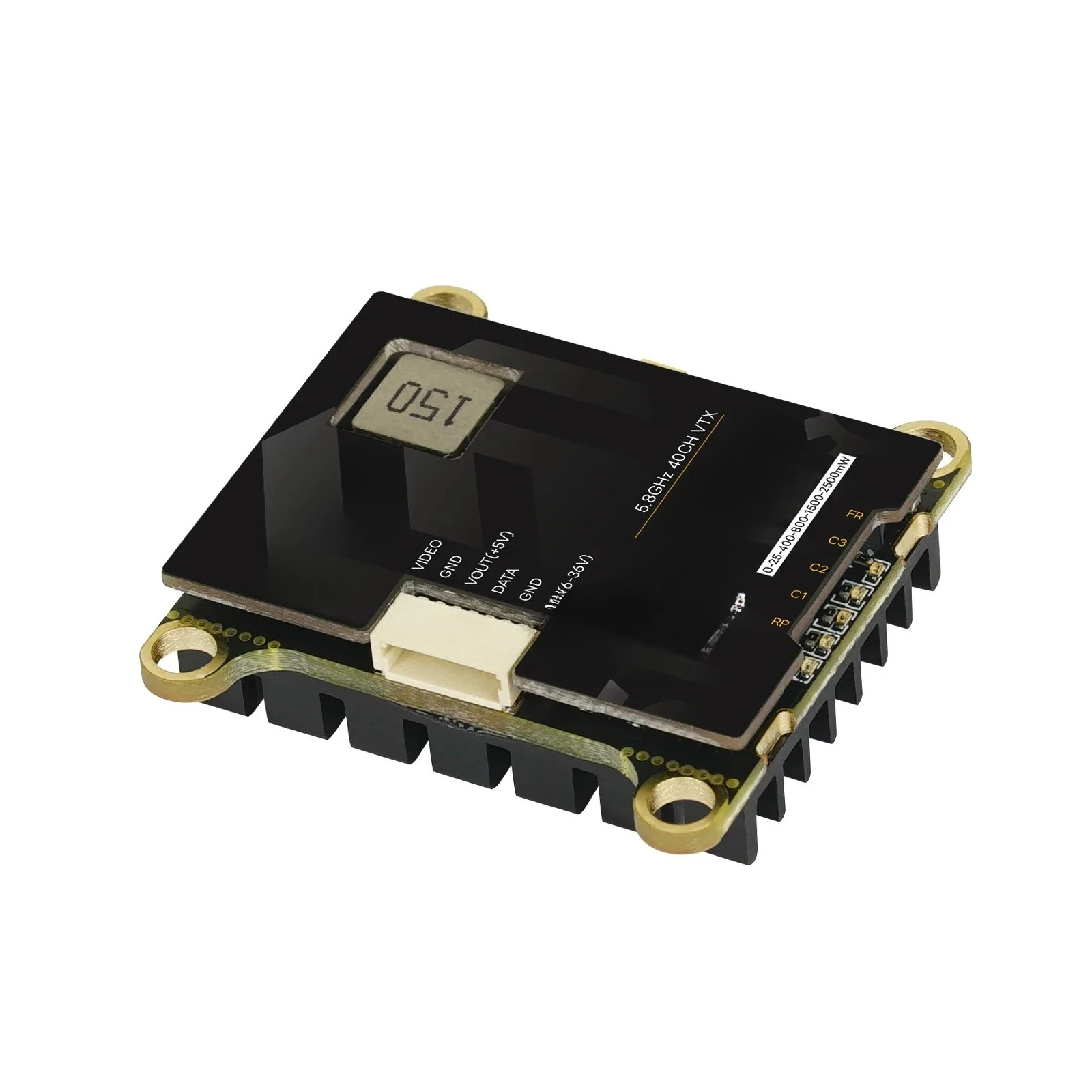 

Flash Hobby Solar 5,8 ГГц 2,5 Вт Высокомощный 40-канальный видеопередатчик VTX для RC FPV дронов с фиксированным крылом дальнего действия DIY