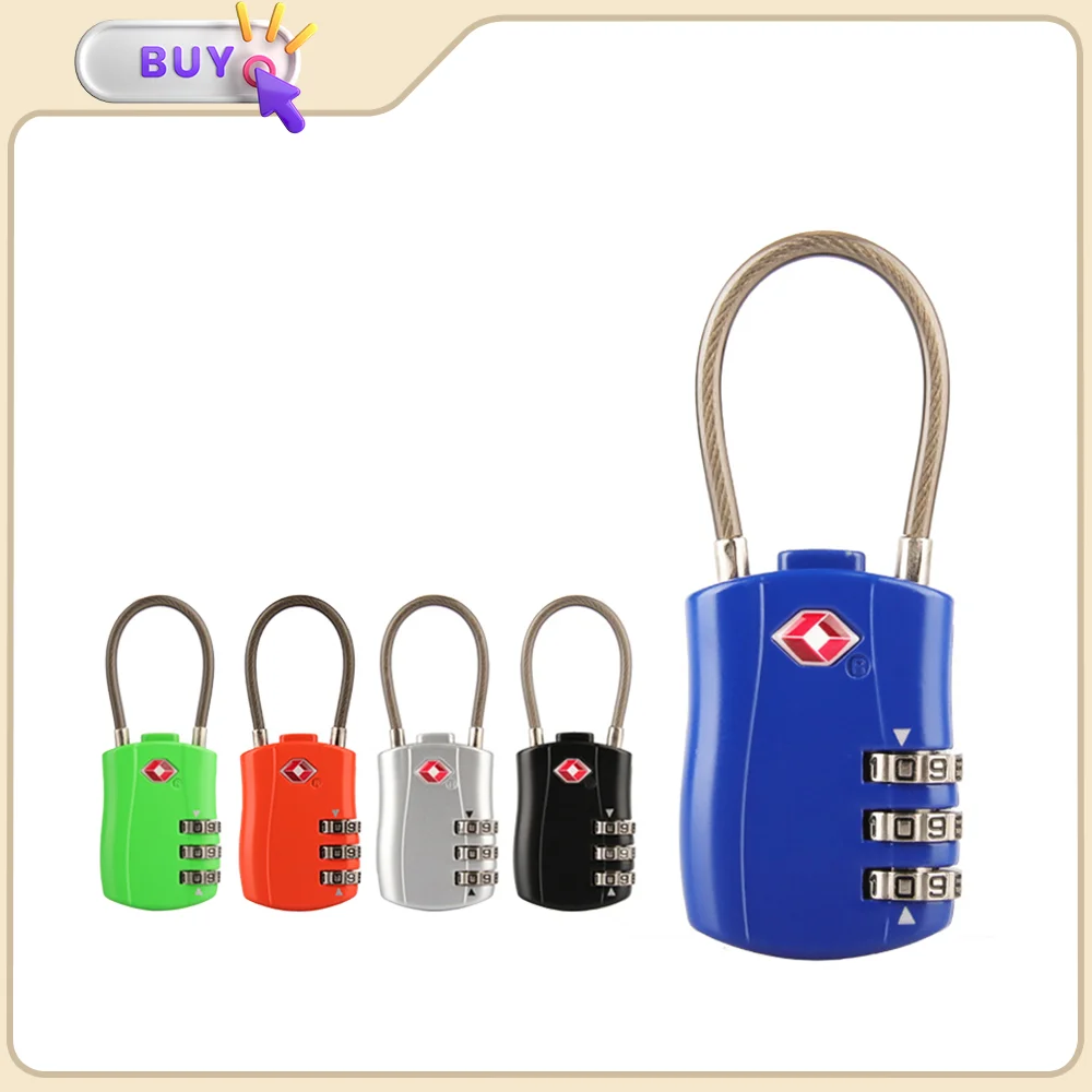 

Suitable For Original Baggage Customs Lock Luggage Accessories TSA Combination Lock Simple Portability Anti-theft Security