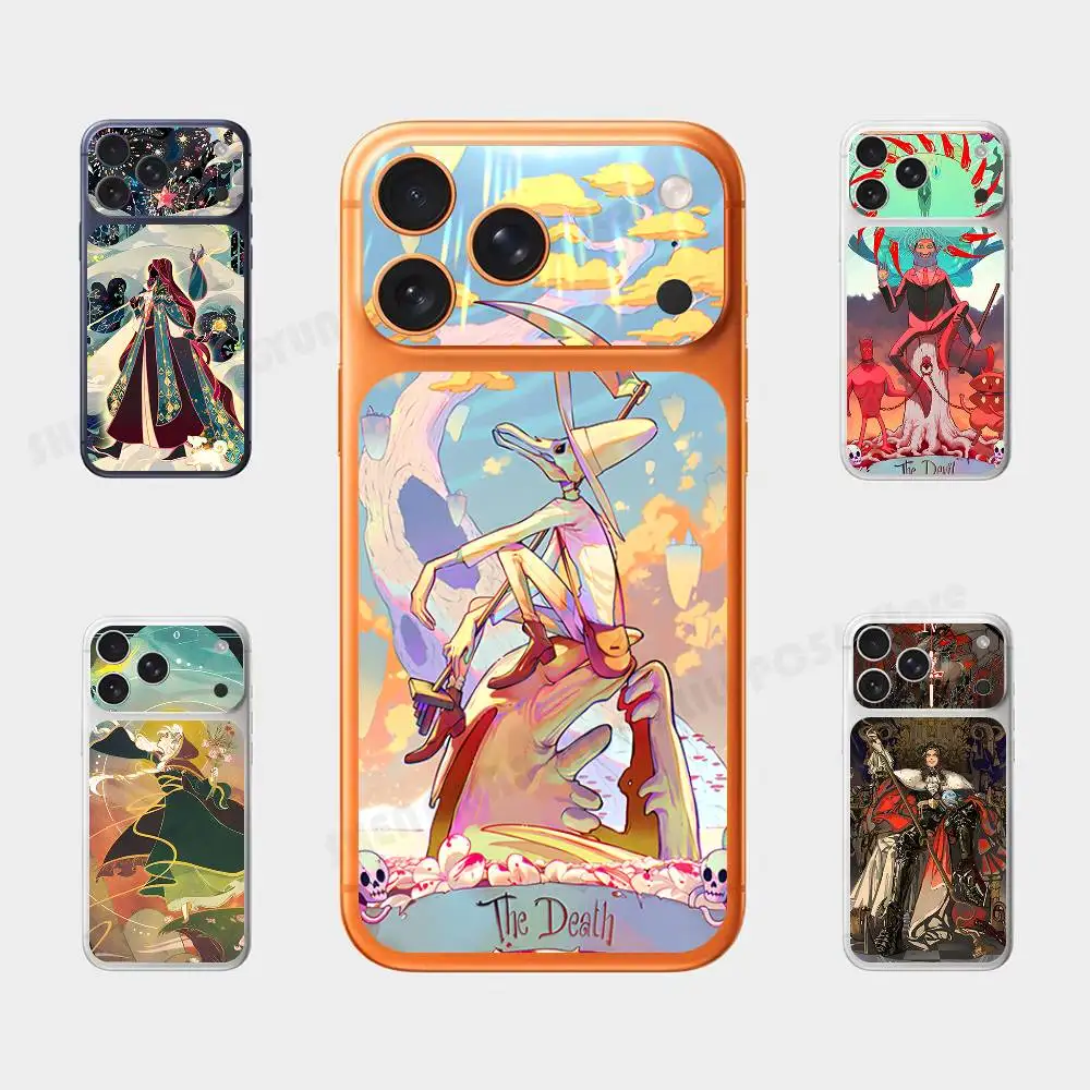 

Tarot Cards Art Pictures For Iphone 17 Pro ProMax Back Protective Decorative Sticker Back Cover