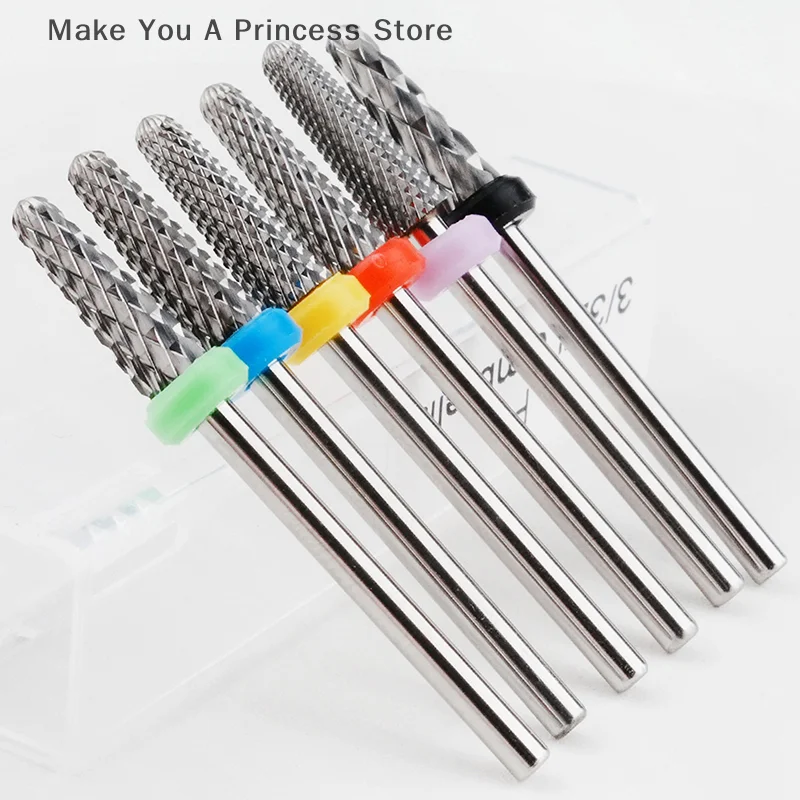 مانيكير التنغستن الصلب رأس مطحنة تلميع إزالة أدوات مانيكير الذرة رئيس الجلد الميت ماكينة الطحن الملحقات