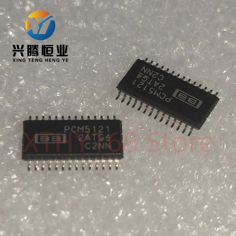 2pcs/lot PCM5121PWR PCM5121PW PCM5121 TSSOP28 IC DAC 16/24/32BIT 384K New original