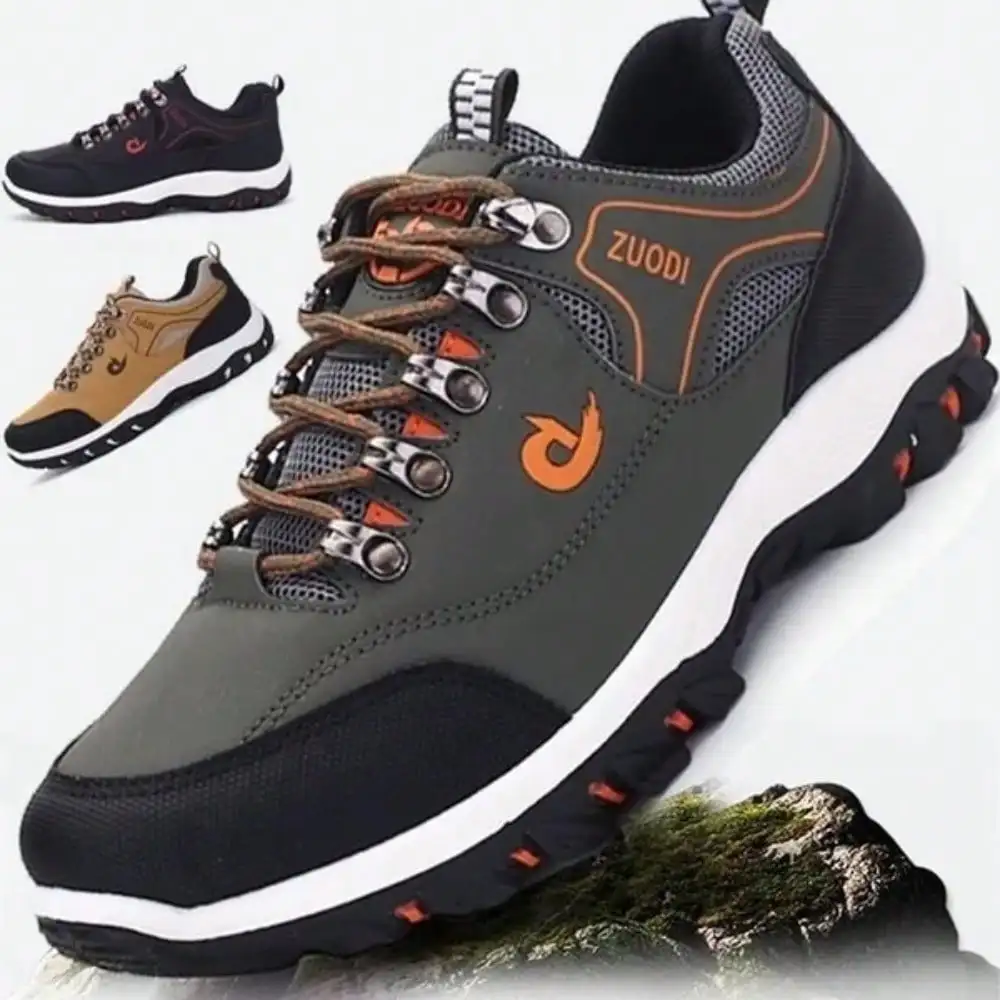 Men Hiking Shoes Waterproof Non-Slip Sport Shoes Casual Running Camping Shoes Outdoor Sneakers For Men，sx25050564608230411