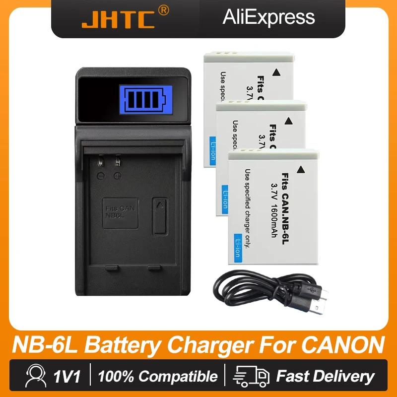 NB 6L NB-6L Зарядное устройство для Canon Power-shot SX520 HS SX530 SX600 SX610 SX700 SX710 IXUS 85 95 200 210 105 Камера 1600 мАч