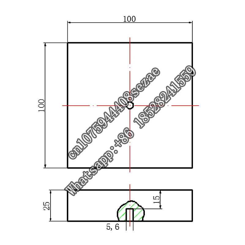 Customized Measurement Instrument and Probe Combination Performance Test Block NB/T47013-2015 New Standard Ultrasonic  