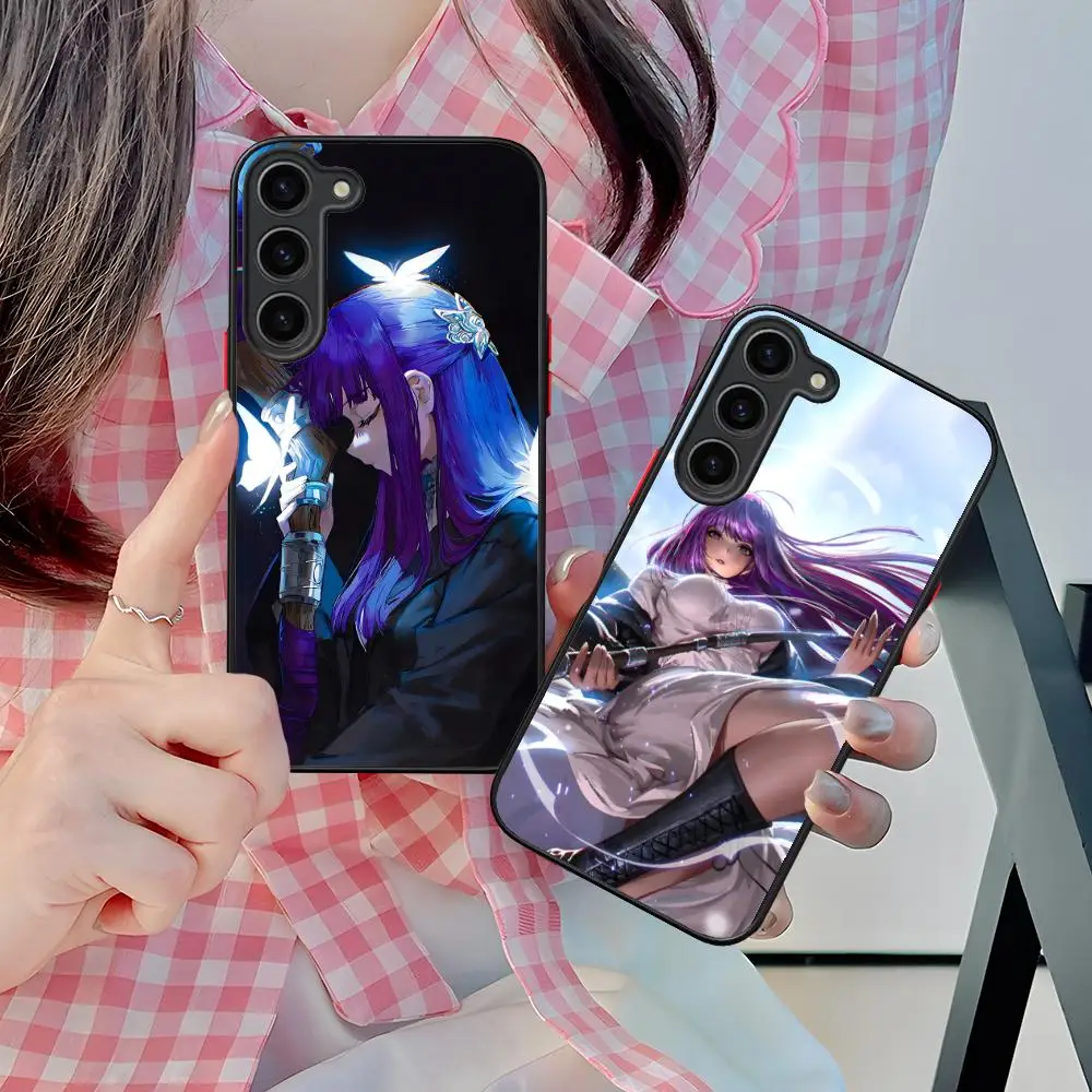 

Чехол для телефона Sousou no Frieren Fern для Samsung Galaxy S25 S24 S23 S22 S21 Plus FE, ультрацветный силиконовый защитный роскошный чехол