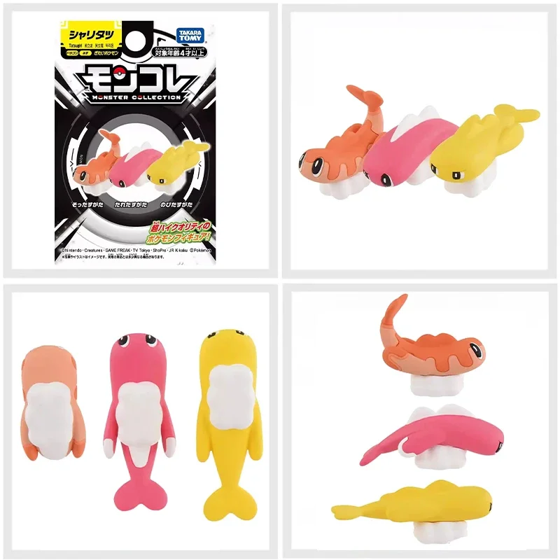 TAKARA TOMY Original Pokemon Figure Terapagos MS-33 Mini Resin Series Model Toys PVC Anime Pocket Monsters Terapagos Gifts view 2
