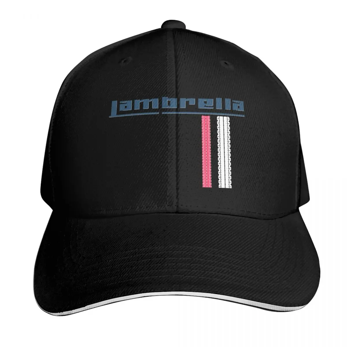 Lambretta track Classic T-Shirt Baseball Cap Contrast Two Tone Brim Snapback Flat Bill Strapback Dad Hat