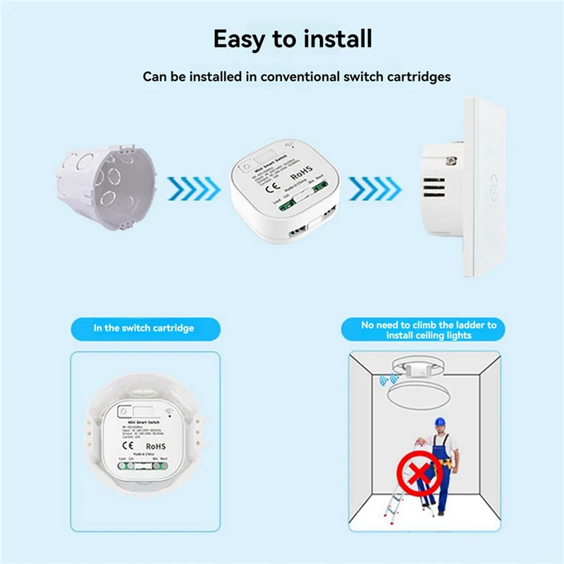 AAAN-3X 자체 전원 무선 조명 스위치 및 수신기 키트 원격 제어 벽 스위치 조명 기구
