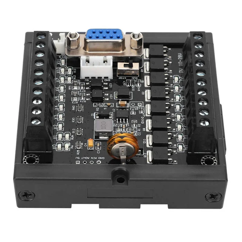 Programmable Controller FX1N-20MT PLC Module Regulator Industrial Control Board DC24V Programmable Logic Controller