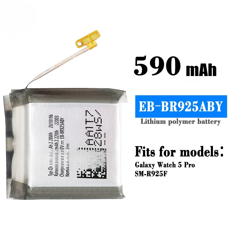 New Replacement Battery EB-BR925ABY EB-BR900ABY EB-BR910ABY for Samsung Galaxy Watch5 40MM 44MM Watch 5 Pro High Quality Battery