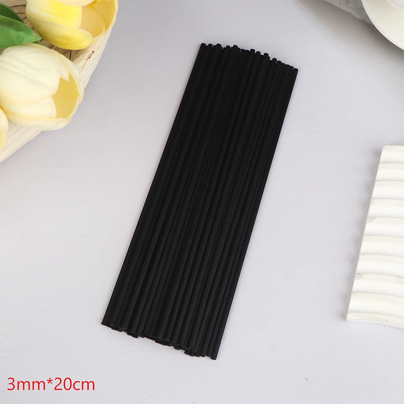 Bâtonnets diffuseurs en fibres épaisses, recharge de parfum, pour huiles aromatiques, décoration de 