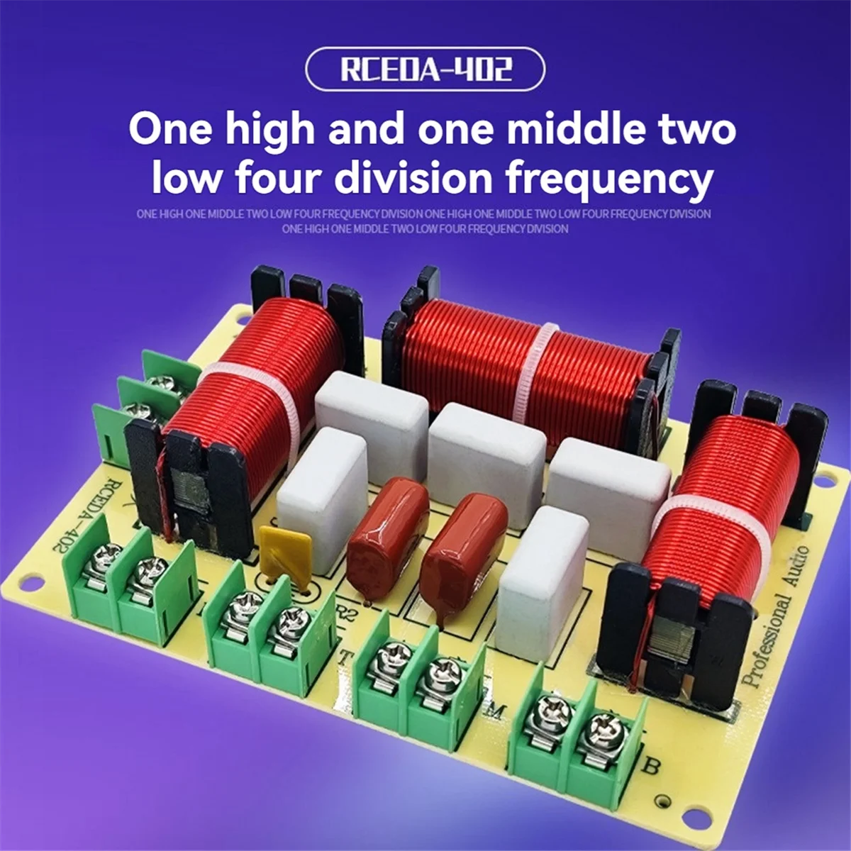 جديد 3C-200 واط 4 طريقة كروس مكبر صوت كروس المزدوج باس + المدى المتوسط + ثلاثة أضعاف مقسم التردد KTV المهنية كروس