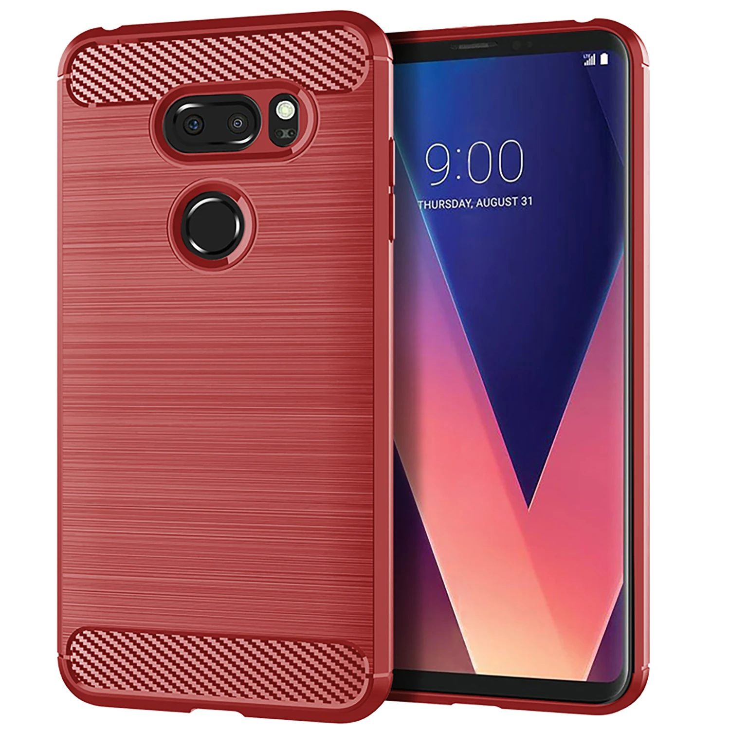 Brushed Case for LG V30 v30+ v30s V35 Thinq V30s+ Anti-fall Shockproof Cover for lg v30 v35s plus V34 isai Beat Mobile Shell