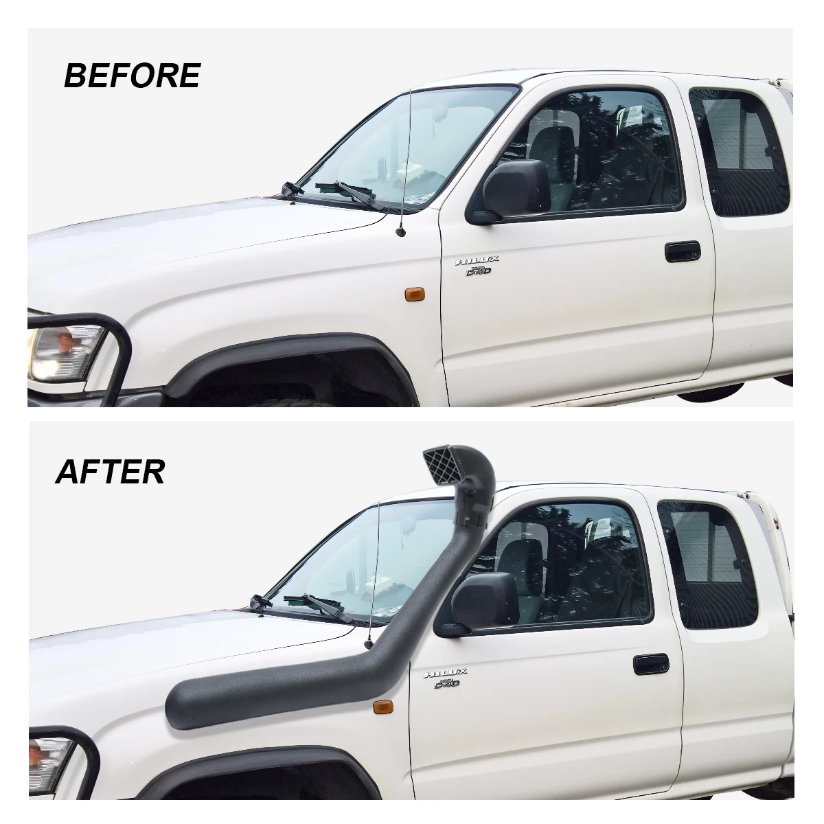 Air Intake Snorkel Kits For Toyota Hilux 165,167,172,176 Series 1997-2004 Wading Breather Tube Off Road Car Exterior Accessories - view 5