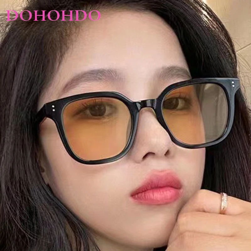 

Classic Square Frame Rice Nail Decorate Women's Sunglassess Vintage Design Brand Men's Sunglass Shade Drive Travel Eyewear UV400