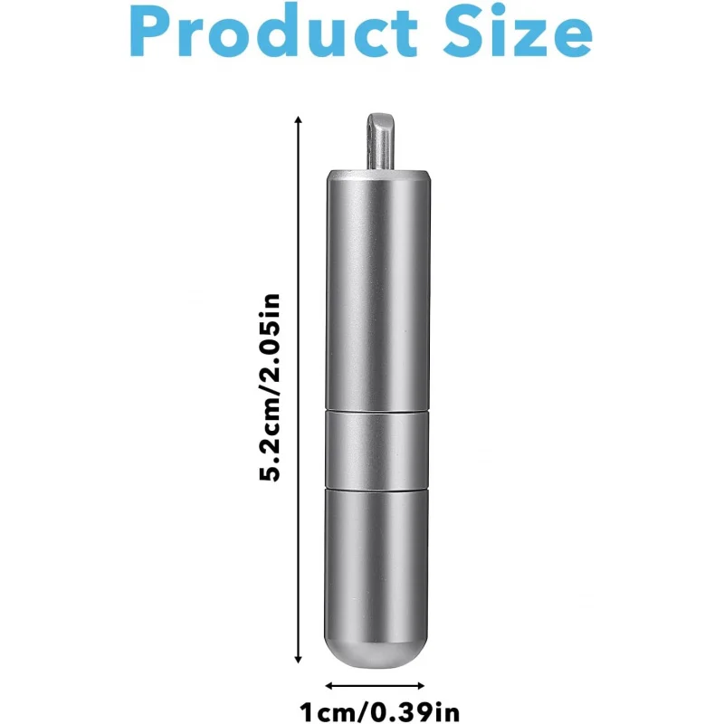 2-In-1 Double-Head SIM Card Pick-Up Pin, with Keychain Tool, Easy to Carry, for Cleaning Headphones, Mobile Phone Reset Devices view 2