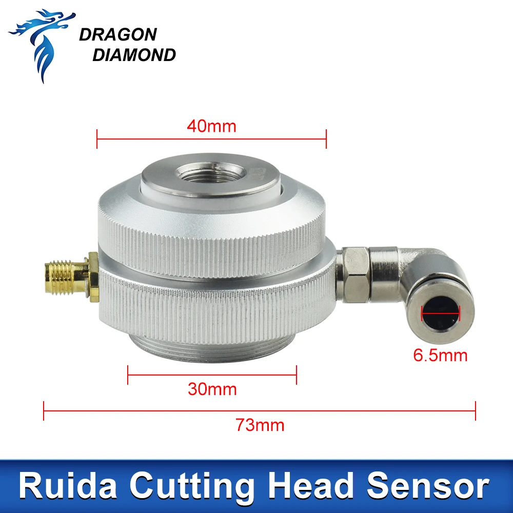 Ruida Metal Non-metal Mixture Cutting head Sensor For LFS-PM-T43 Live Focus Controller System Amplifier For CO2 Laser Machine