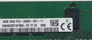 

Для смартфонов 16G 2RX8 HMA82GR7CJR8N-VK DDR4 ECC REG