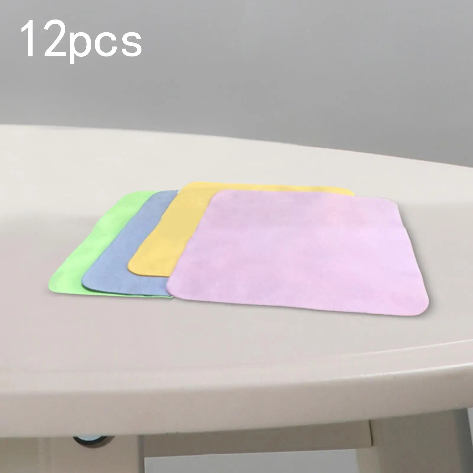 

12x Glasses Cleaning Cloths Soft Eyeglass Cloths for Camera Screens Surfaces