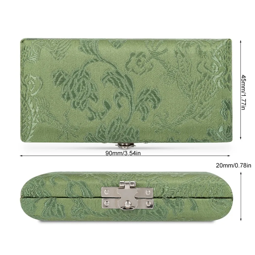 قماش خشبي وحريري ​   المزمار ريد حالة منظم الموسيقار ​ تصميم حقيبة الحامية ​ ​ حامل ملحقات المزمار حماية القصب المزمار