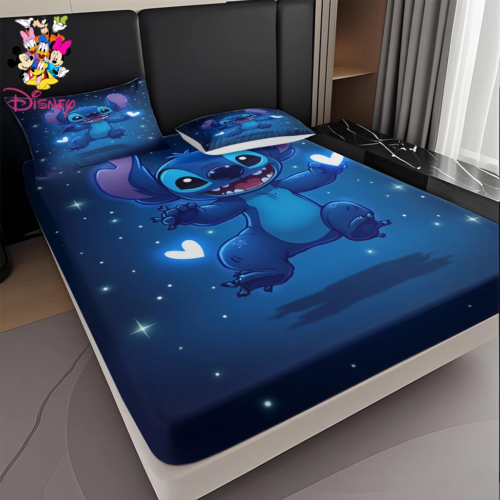 2/3 قطعة مجموعة أوراق ديزني ستيتش المجهزة ضوء النجوم القلب الكرتون الطباعة الرقمية غرفة نوم احتفالية وديكور عنبر مريح