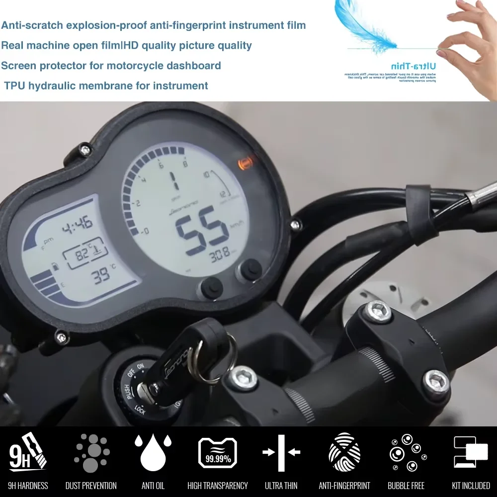 Motorcycle Cluster Scratch Protection Film Dashboard Instrument Speedometer Screen Protector Sticker For Benelli TRK 502 502x