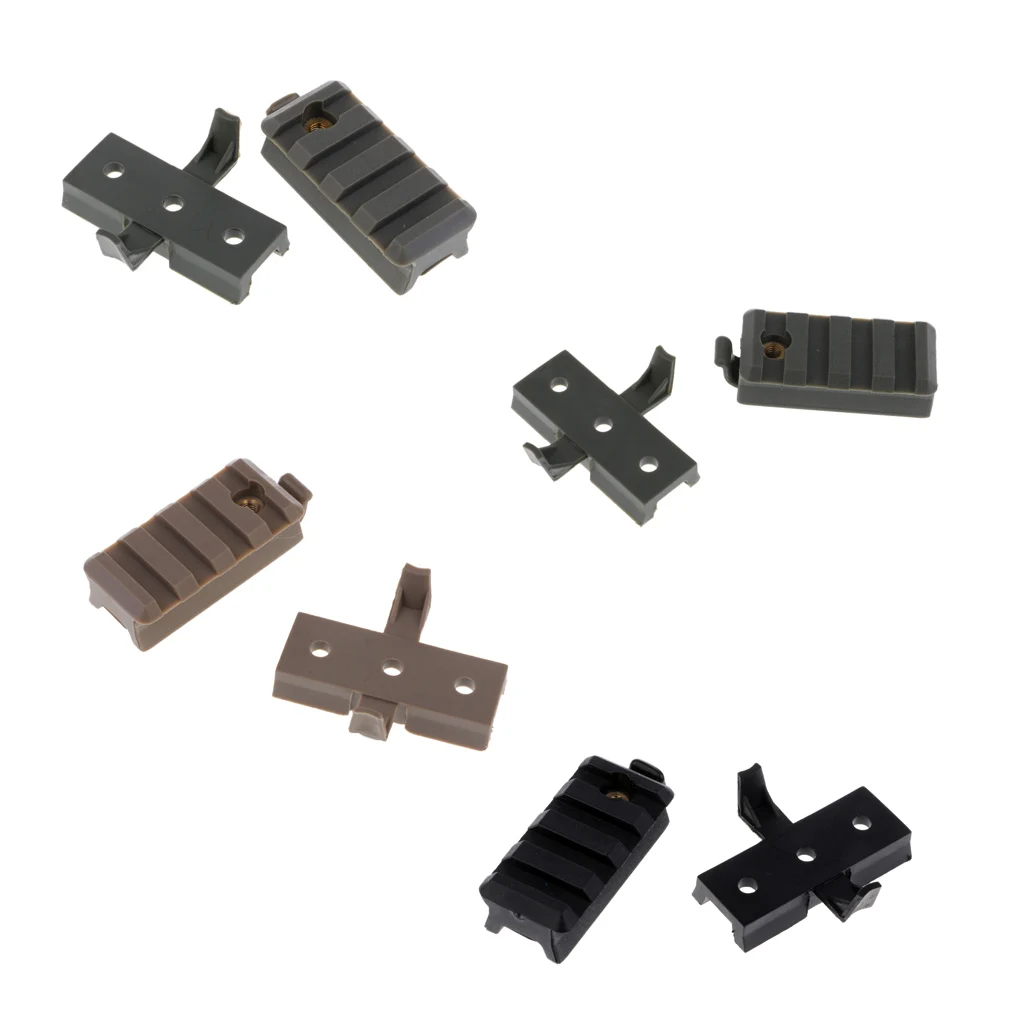 Picatinny Adapter Rail Mount Kit for Accessory Rail Connectors Fast Helmet ABS Material for Camera