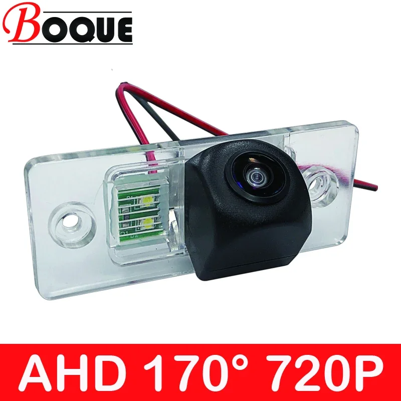 BOQUE 170 Degree AHD 1280x720P HD Car Vehicle Rear View Reverse Camera for Skoda Fabia Universal Hatchback Sedan Wagon Yeti