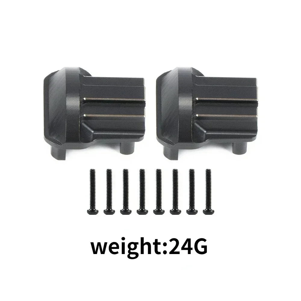 TRX-4M Brass Weight Steering Link Blocks Knuckle Diff Cover Caster Blocks for 1/18 RC Crawler CCar TRX4M DEFENDER Upgrade Parts
