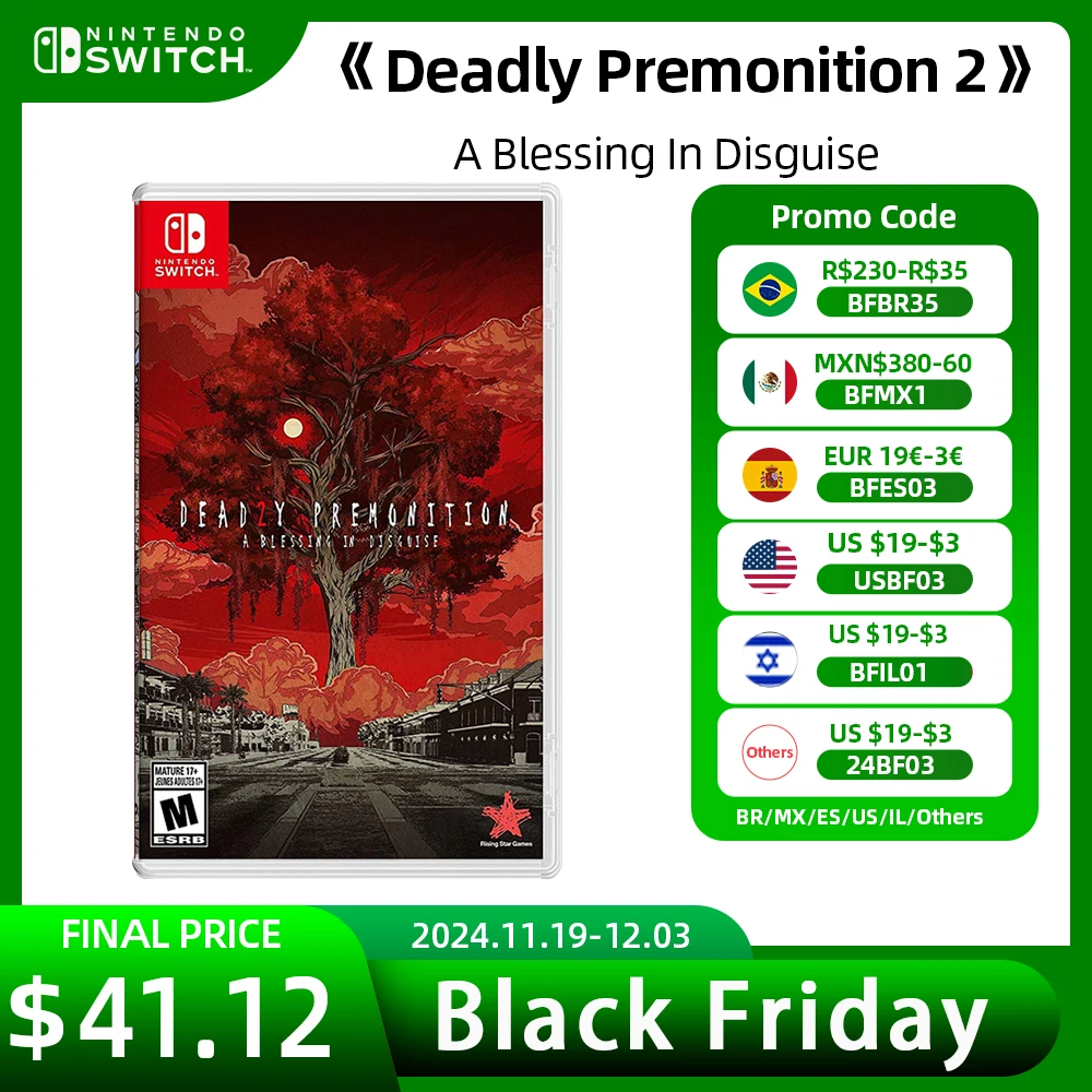 Nintendo Switch Game - Deadly Premonition 2：A Blessing In Disguise - Games Physical Cartridge Card Support TV Tabletop Handheld