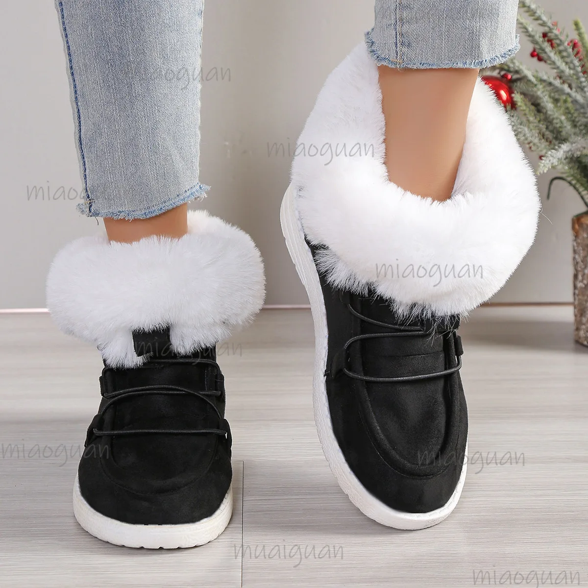 novas-senhoras-deslizamento-em-botas-de-tornozelo-confortaveis-mulheres-inverno-quente-pele-de-pelucia-botas-de-neve-casual-camurca-calcados-femininos-botas-femininas
