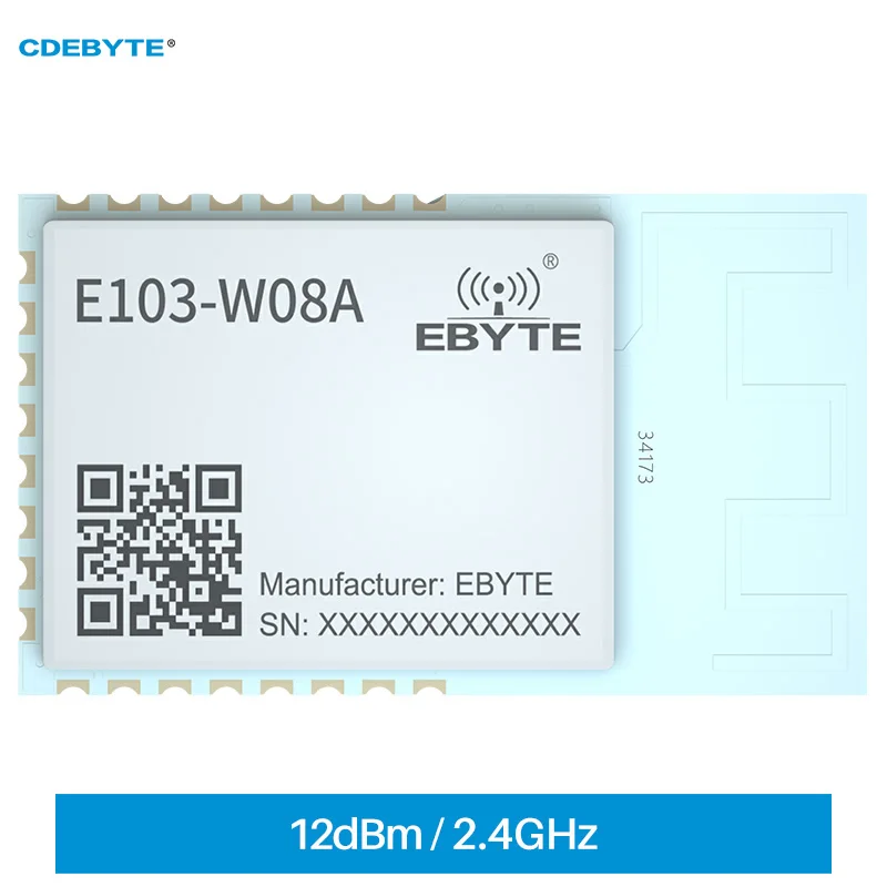 Wifi Module  E103-W08A 2.4G Wifi Dual ARM Core TCP HTTP Client MQTT Low Power Consumption PCB Antenna Wireless WIFI Module