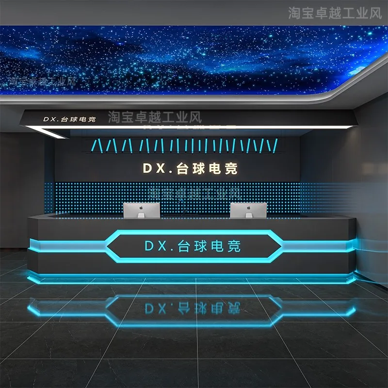 

Long Modern Reception Desks Shop Luxury Beauty Bar Hotel Restaurant Display Reception Desks Executive Bureau Trendy Furniture