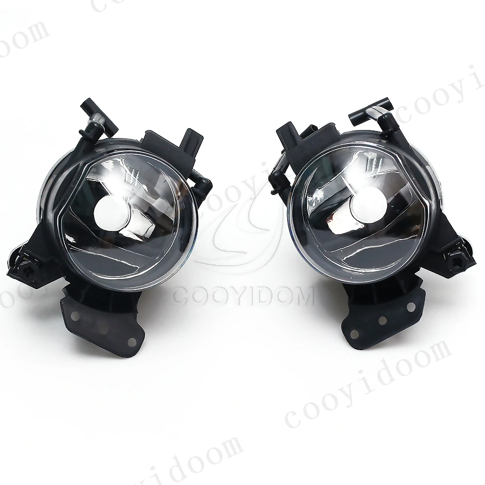 COOYIDOM Car Front Fog Lights For BMW E60 E90 E63 E46 323i 325i 525i  Halogen LED Bulb Fog Lamp Assembly  Housing Lens