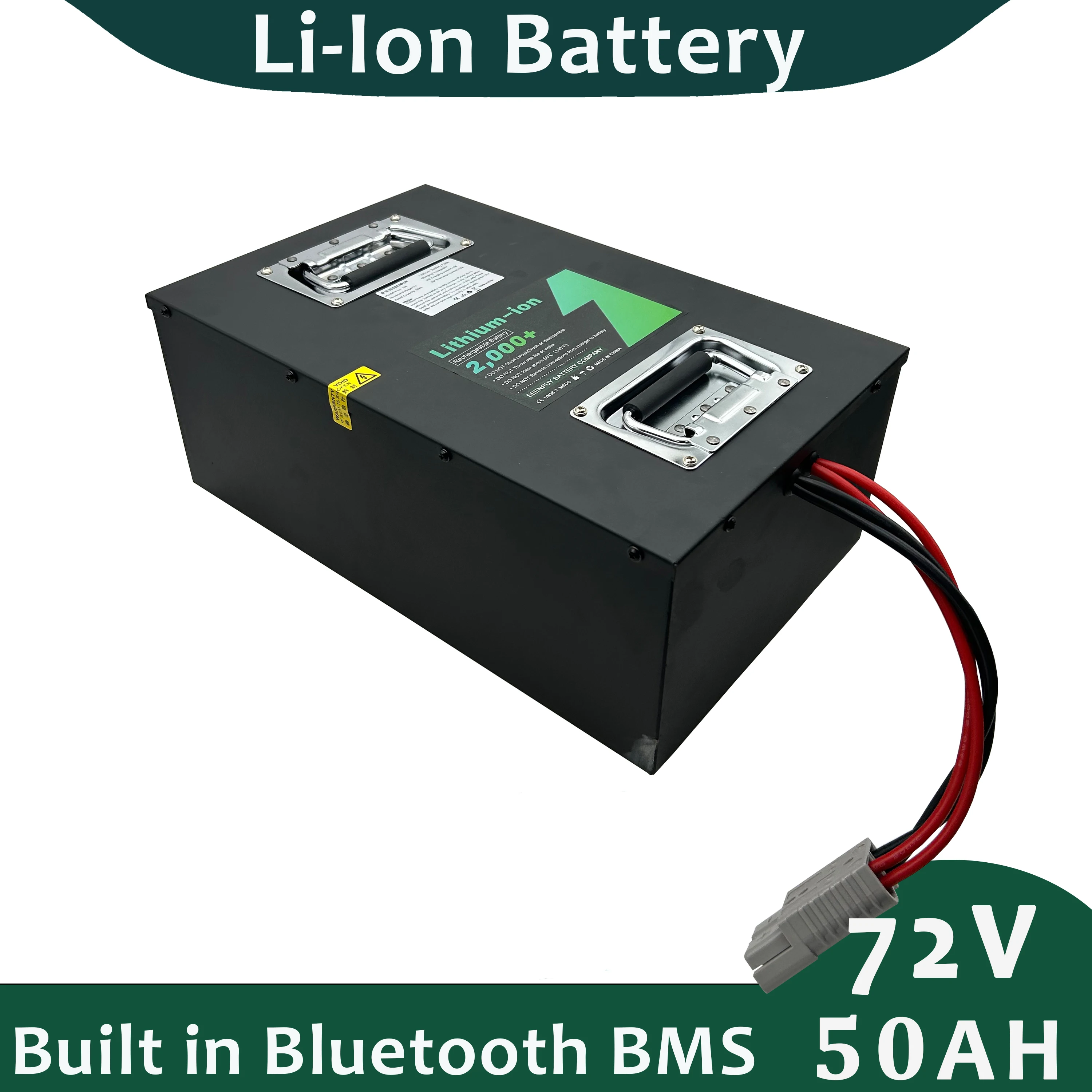 72v 50ah Li-ion Battery Pack Built In BMS 170A For 12000W Electric Vehicle
