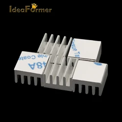 Disipador de calor de aluminio para impresora 3D, disipador de calor con controlador paso a paso, radiador de refrigeración de 8,8x8,8x5mm, 5/10 piezas, A4988