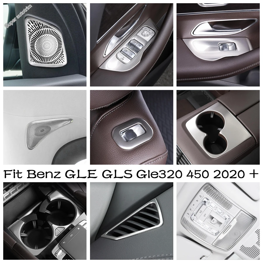 

Interior Mouldings For Mercedes-Benz GLE GLS Gle320 450 2020 2021 Car Roof / Pillar A Stereo Speaker Loudspeaker Horn Cover Trim