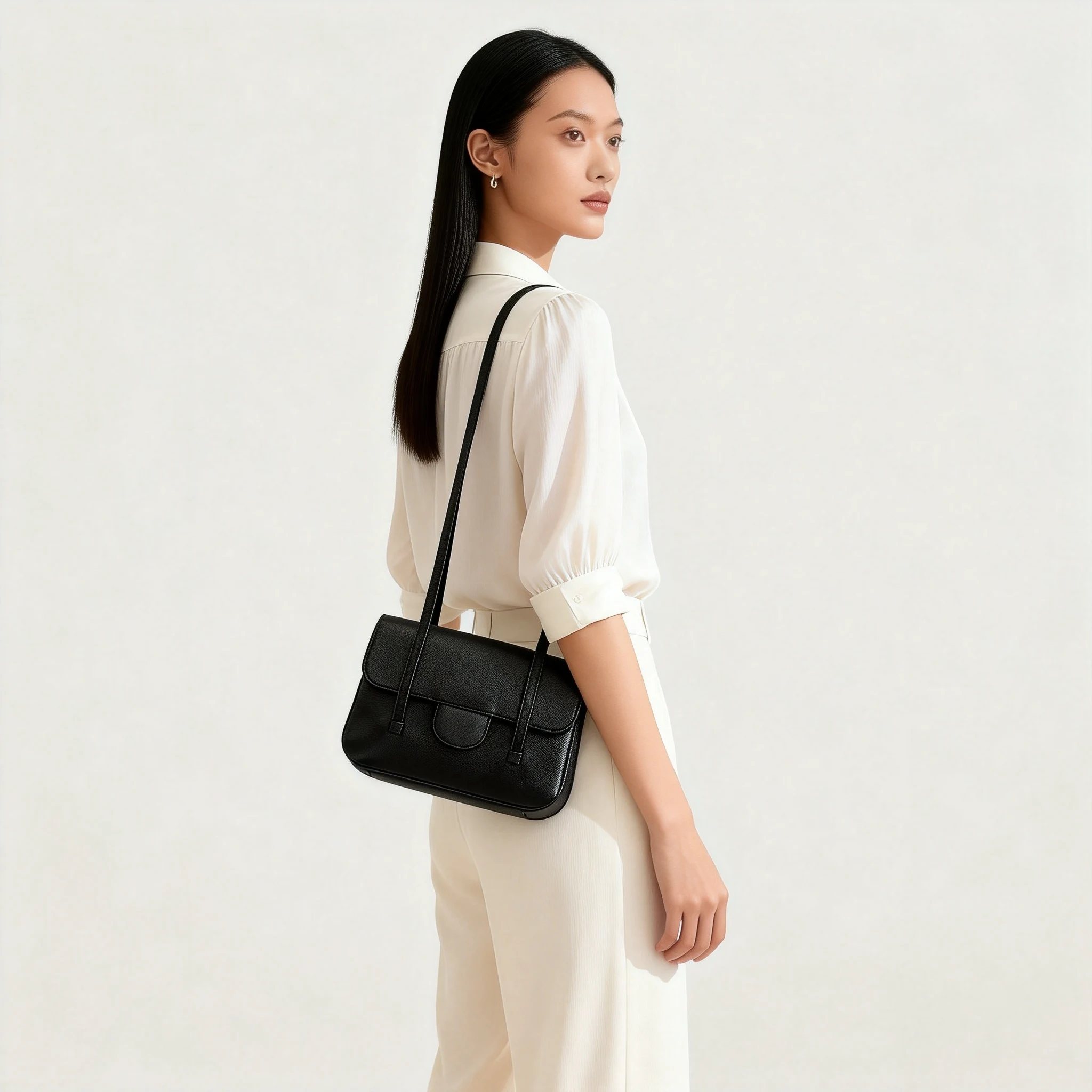 2026 Fashion Real Leather Lady Bag Chain Decoration Daily Casual Crossbody Dating Handbag
