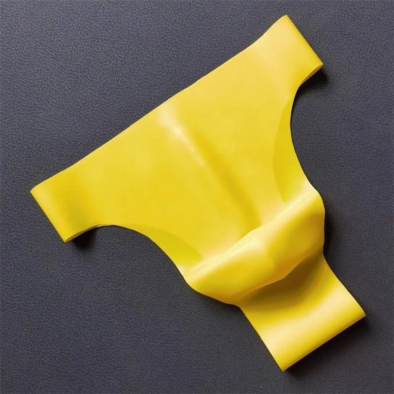 

Мужское нижнее белье, латексные стринги, сексуальные бесшовные стринги, резиновые трусы, трусики Sissy BF, ночной клуб, клуб, мужское нижнее белье для танцев на пилоне ﻿