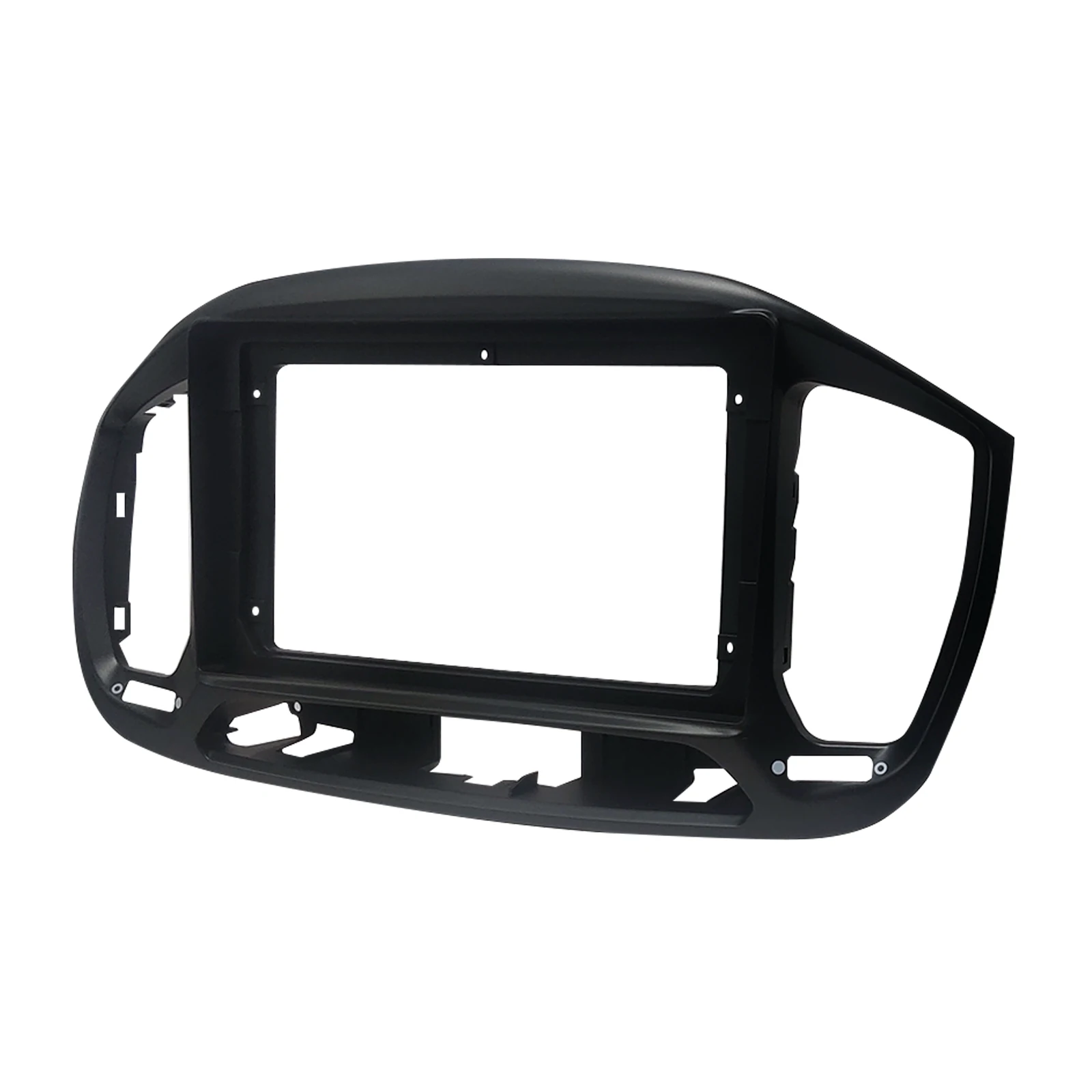 2 Din 9 بوصة راديو السيارة تركيب DVD GPS Mp5 البلاستيك فآسيا لوحة الإطار لشركة فيات UNO 2015-2020 داش جبل كيت #6