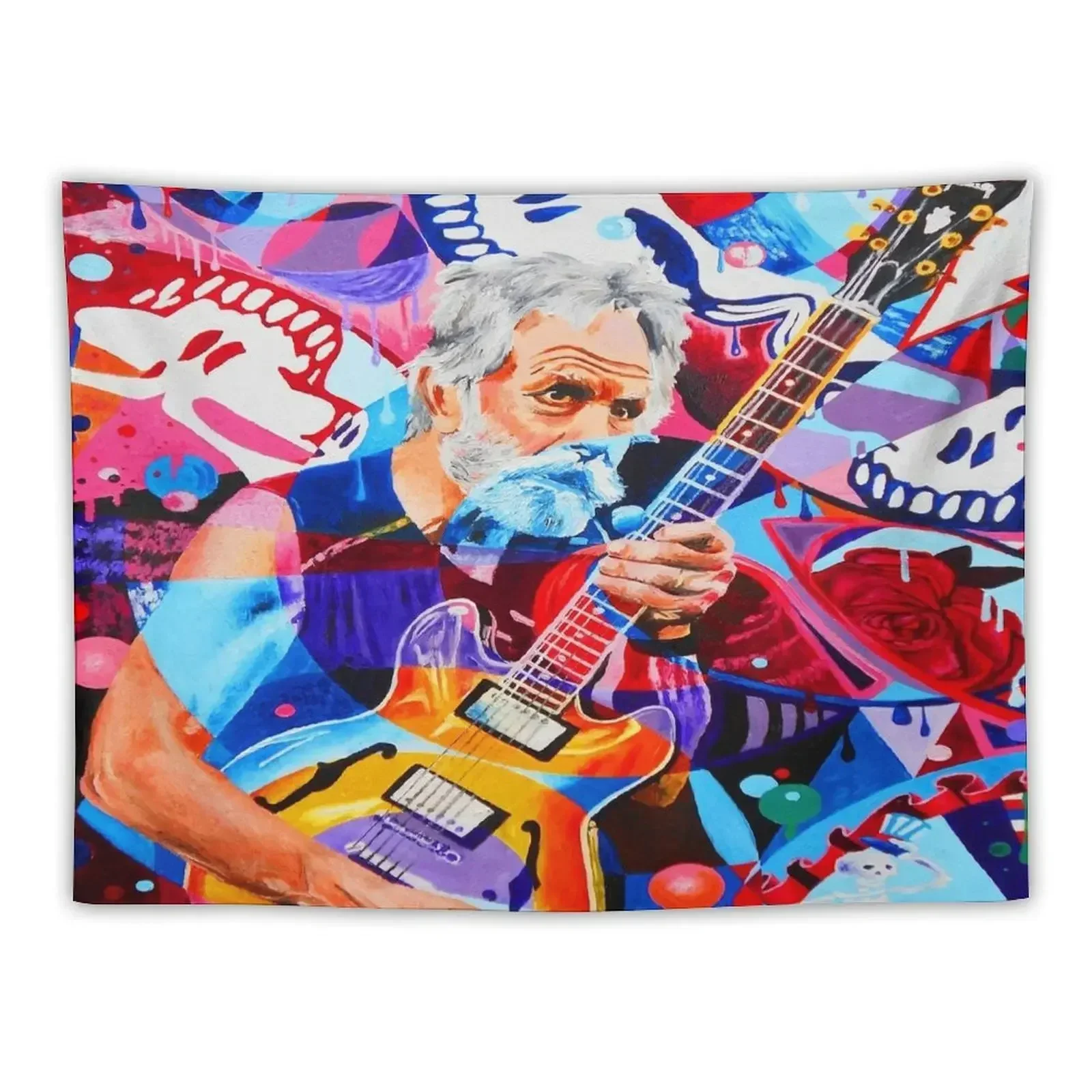 

Bob Weir 4 Tapestry Aesthetic Decoration Room Decor Aesthetic Tapestry