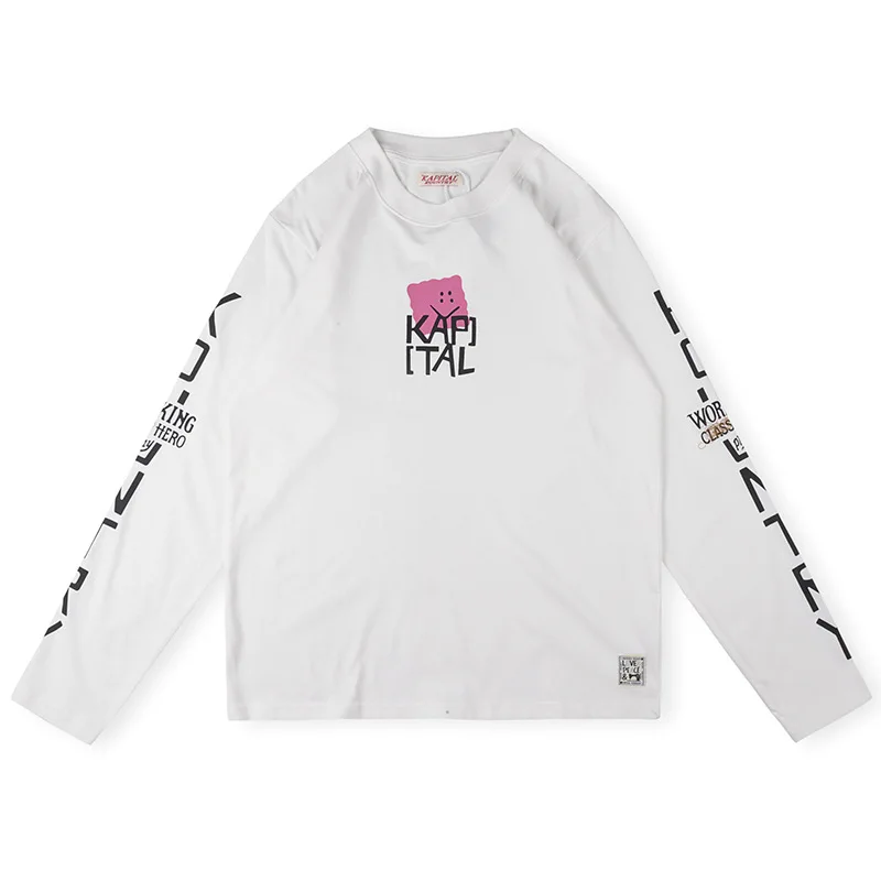 2025 new KAPITAL hoodie broken holes washed do old sweater men and women in Japan fashion tide brand loose
